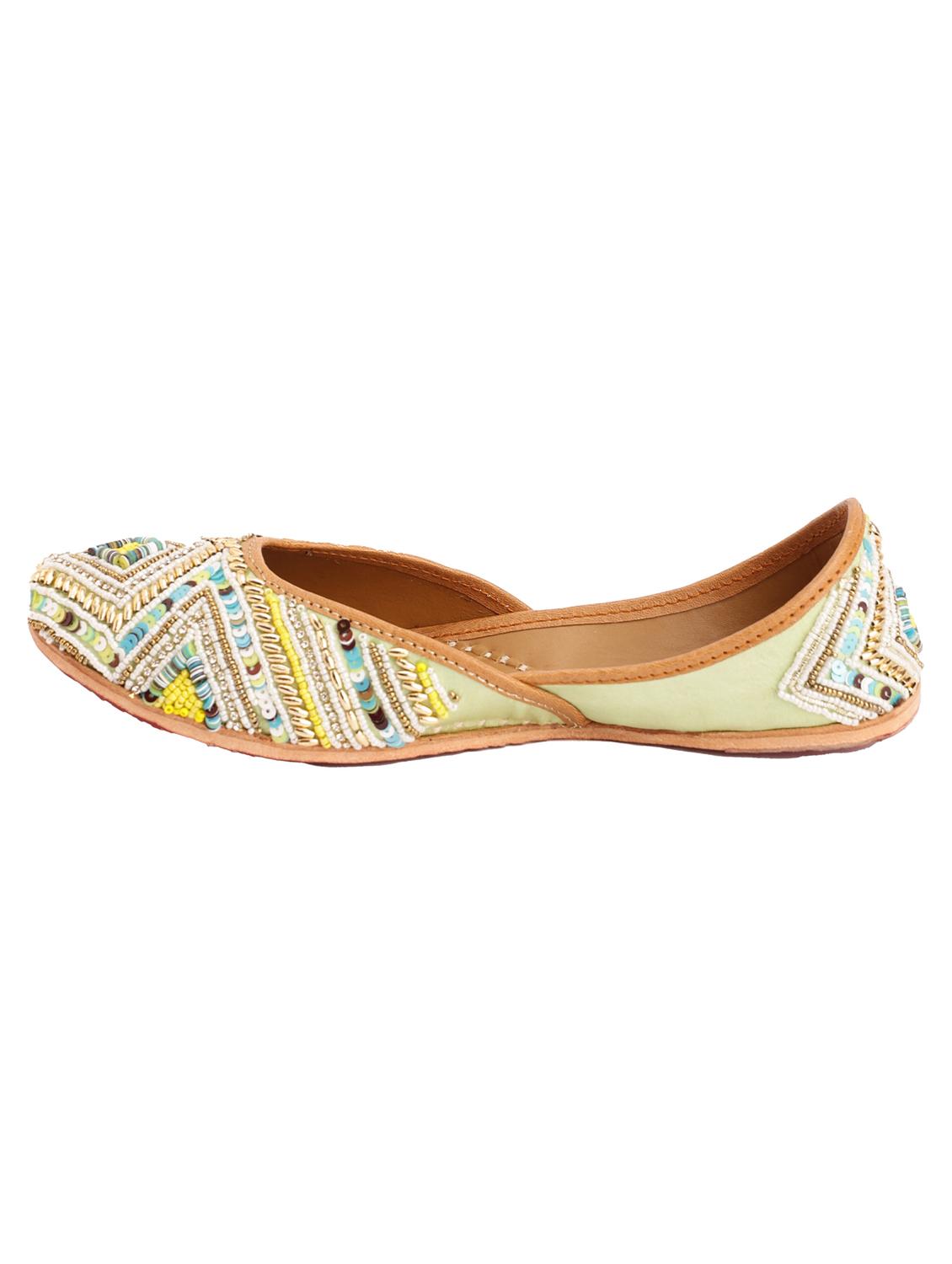 women embroidered slip on juttis - 21943256 - Standard Image - 2