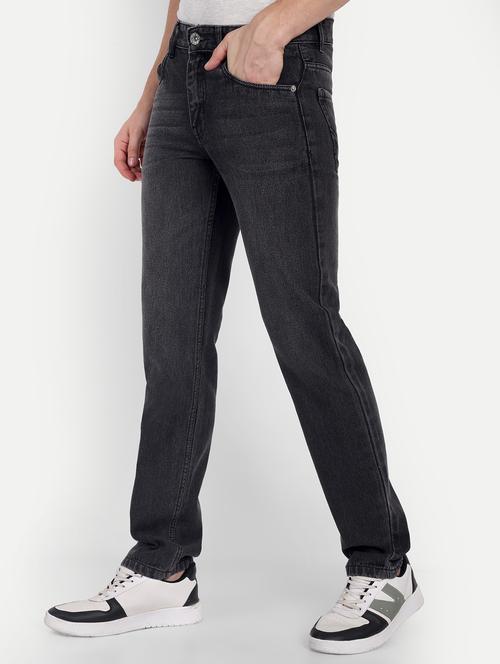 men washed mid rise full length jeans - 21943279 -  Standard Image - 0