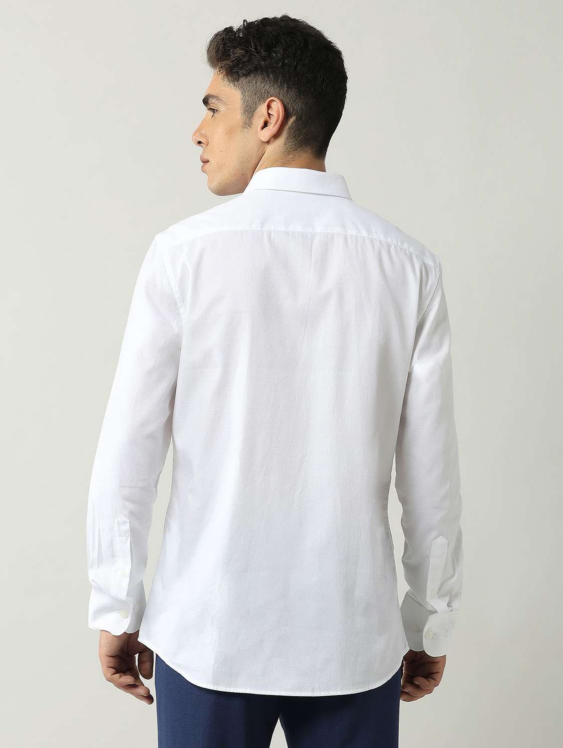 men solid long sleeve regular fit formal shirt - 21943351 -  Standard Image - 2