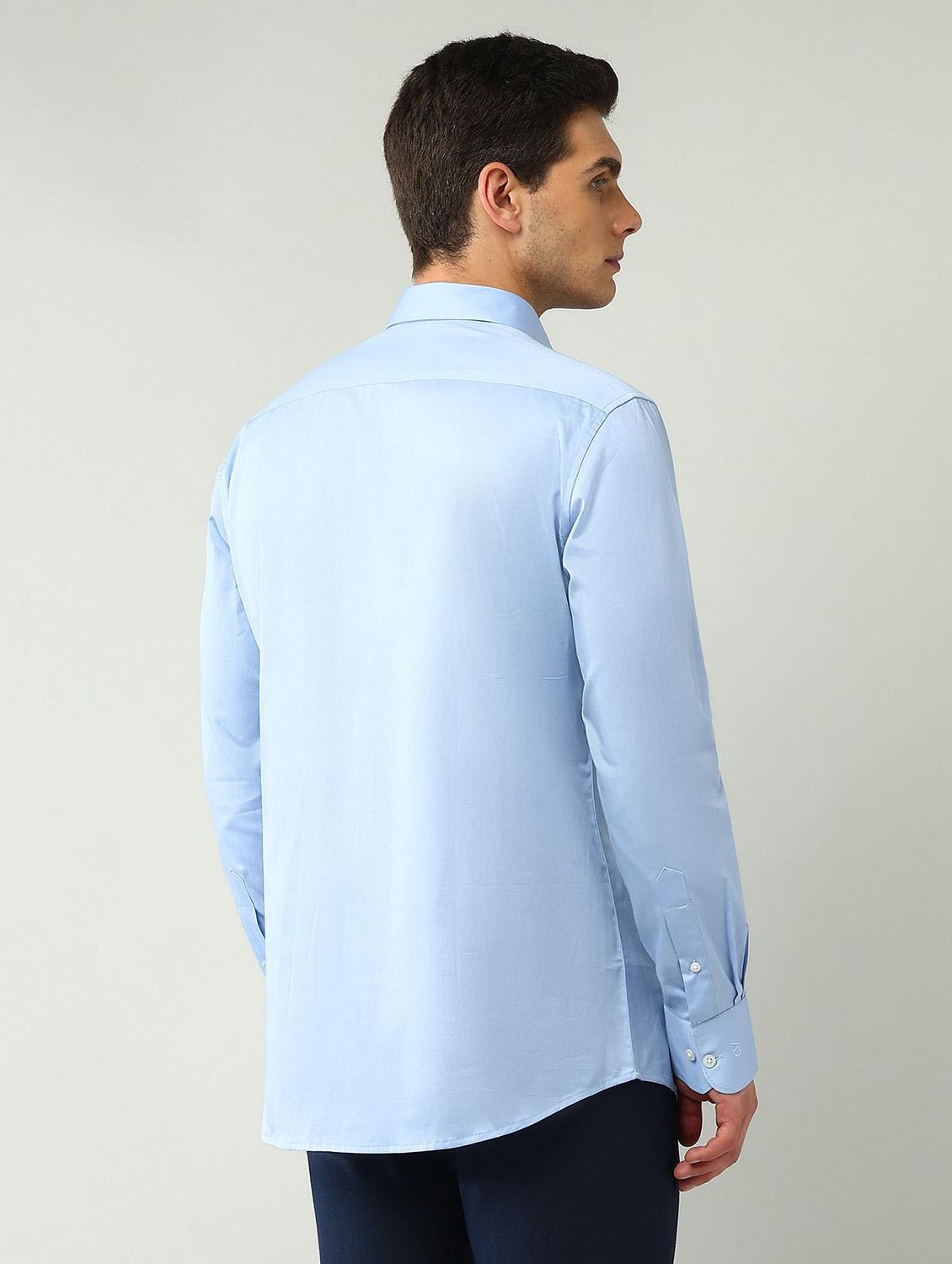 men solid long sleeve regular fit formal shirt - 21943385 - Standard Image - 2