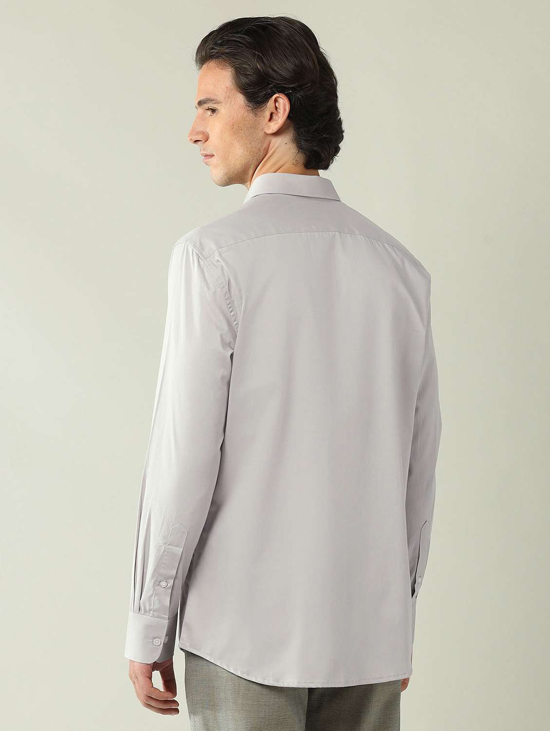men solid long sleeve regular fit formal shirt - 21943387 -  Standard Image - 2