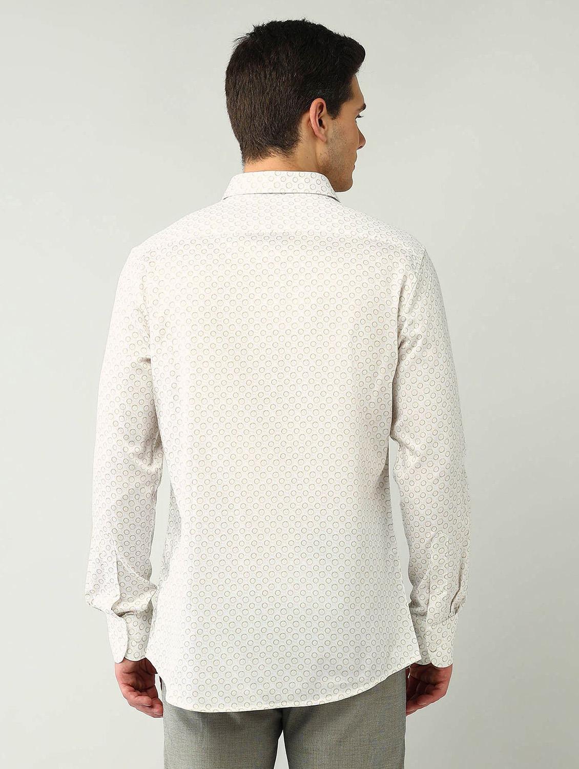 men printed long sleeve regular fit formal shirt - 21943389 - Standard Image - 2
