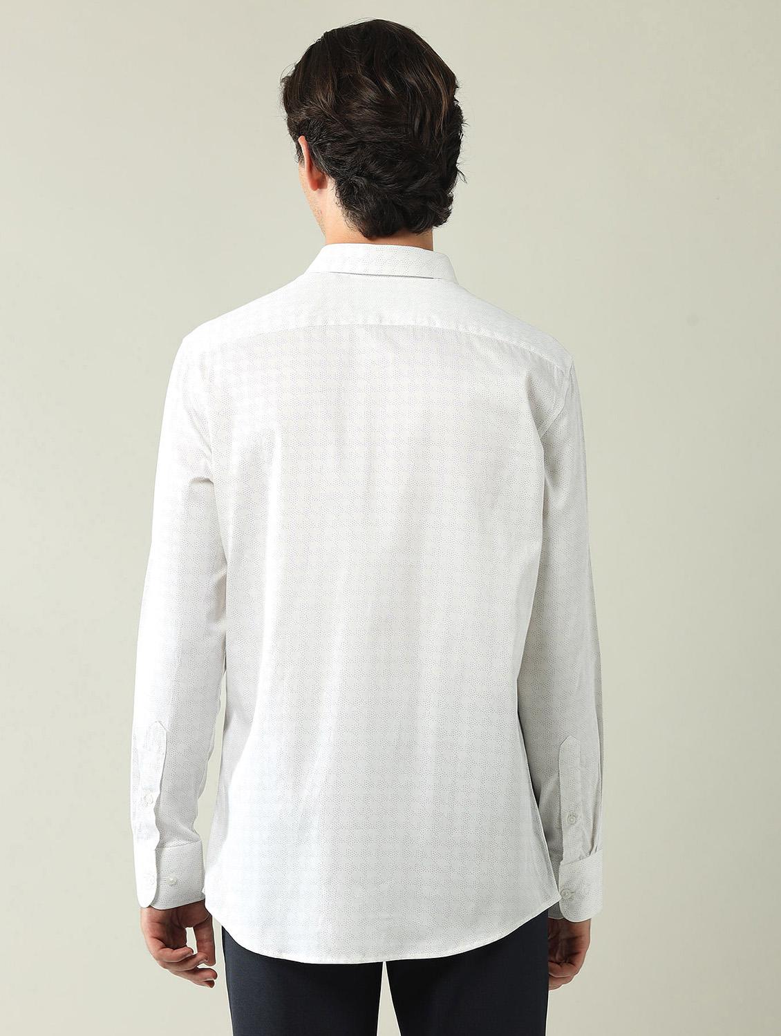 men printed long sleeve regular fit formal shirt - 21943391 - Standard Image - 2