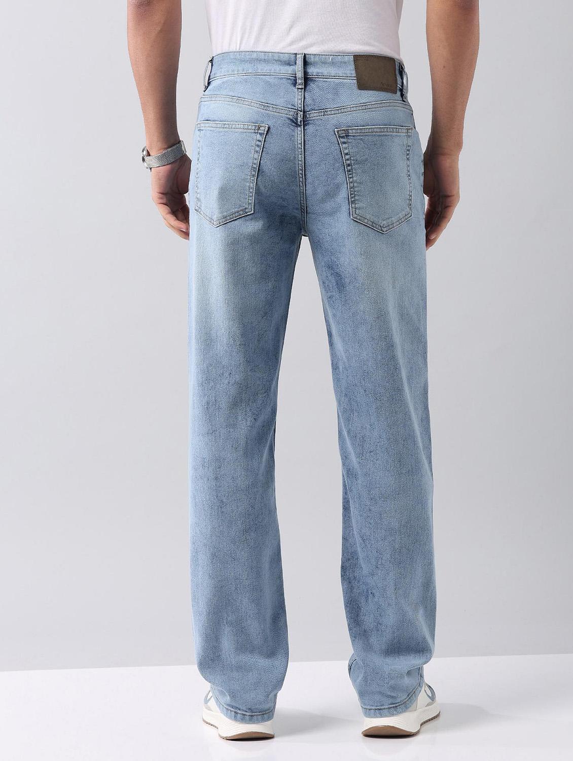 men washed mid rise full length jeans - 21943419 - Standard Image - 2