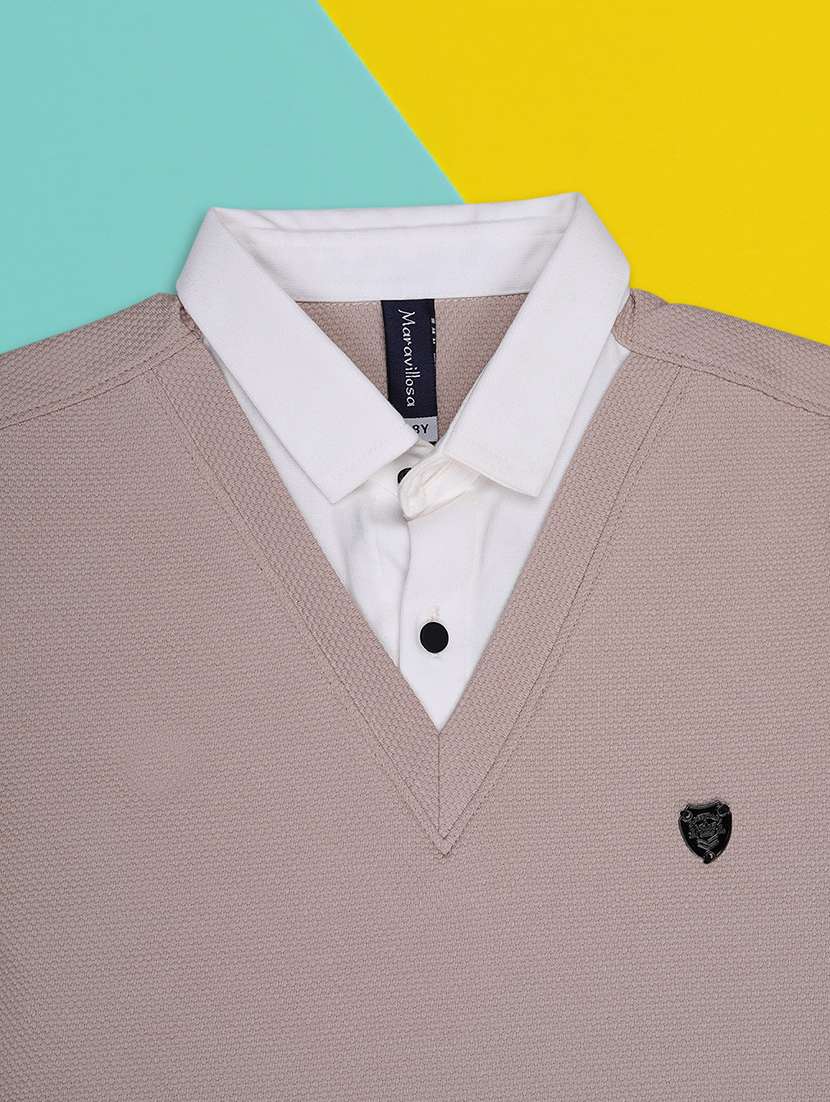 boys solid short sleeve regular fit polo t-shirt - 21943520 - Standard Image - 2
