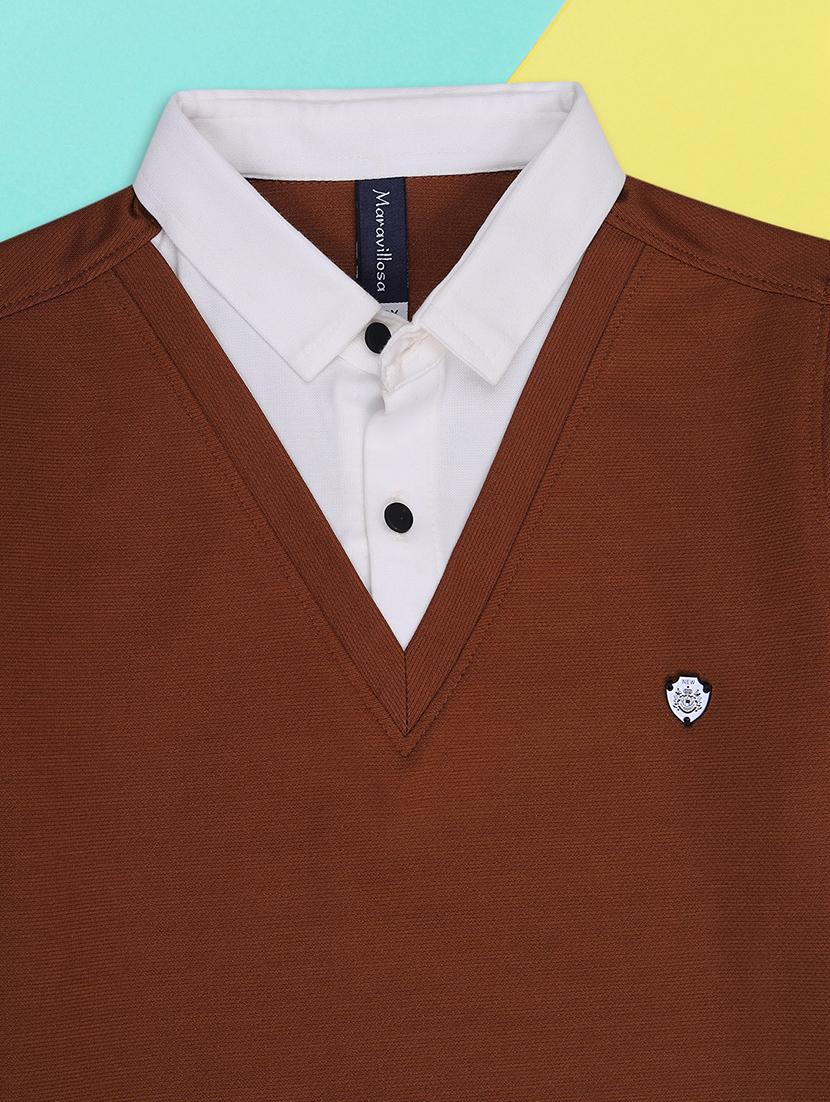 boys solid short sleeve regular fit polo t-shirt - 21943522 - Standard Image - 2