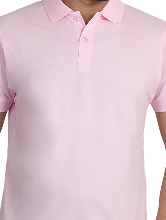 men solid short sleeve regular fit polo t-shirt - 21943564 - Standard Image - 2