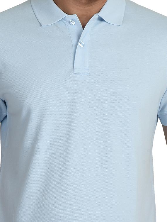 men solid short sleeve regular fit polo t-shirt - 21943566 - Standard Image - 2