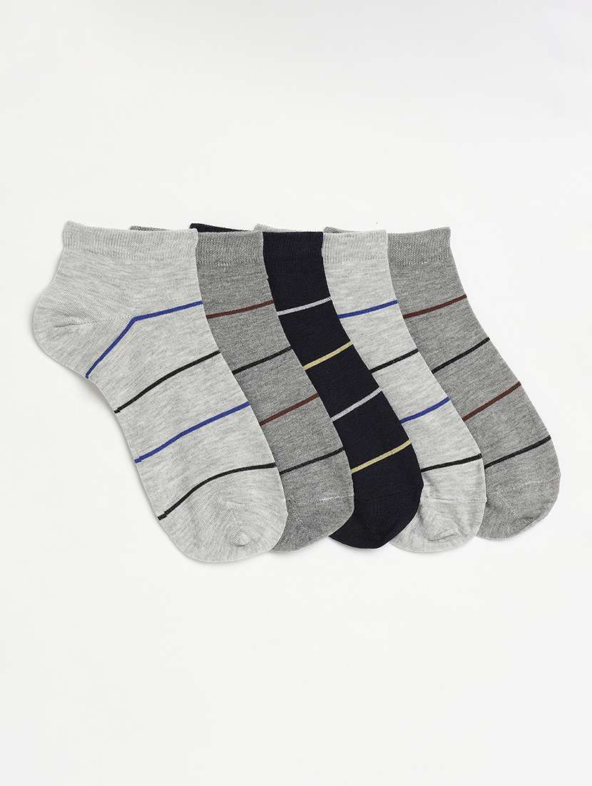 men pack of 5 ankle length length socks
