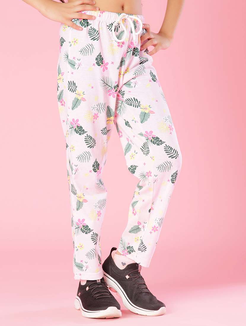 girls printed mid rise pyjama - 21943670 -  Standard Image - 2
