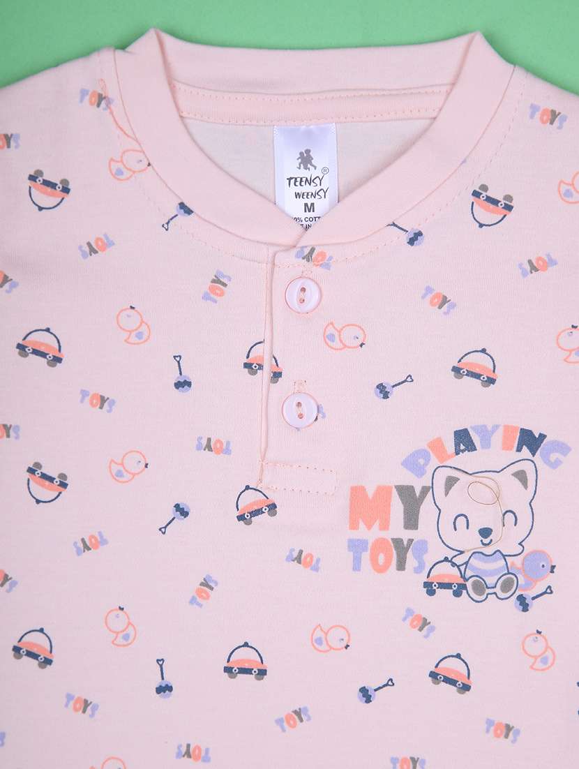 boys printed t-shirt & shorts twin set - 21943708 -  Standard Image - 2