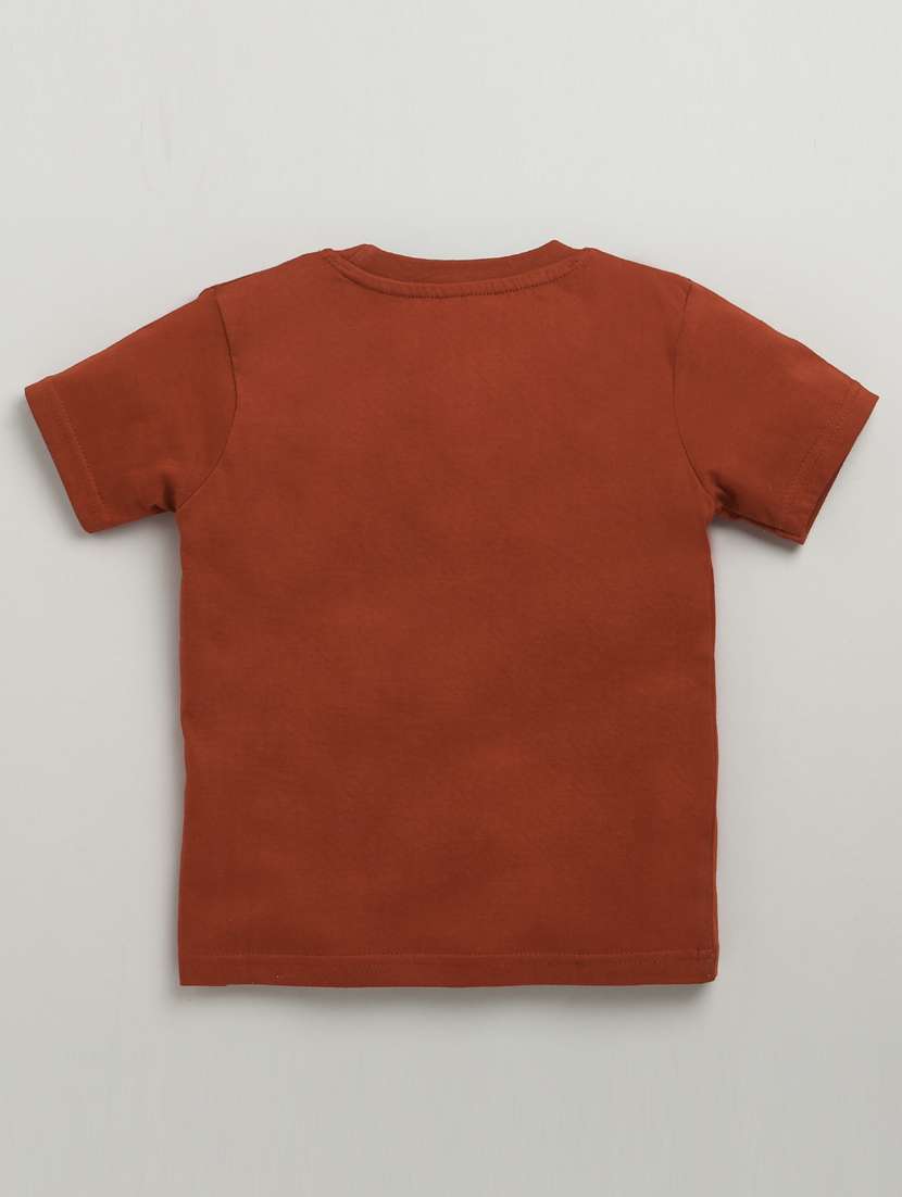 boys printed t-shirt & shorts casual wear set - 21944161 -  Standard Image - 2