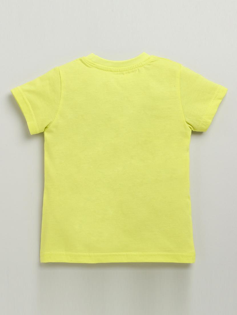 boys printed t-shirt & shorts casual wear set - 21944162 - Standard Image - 2