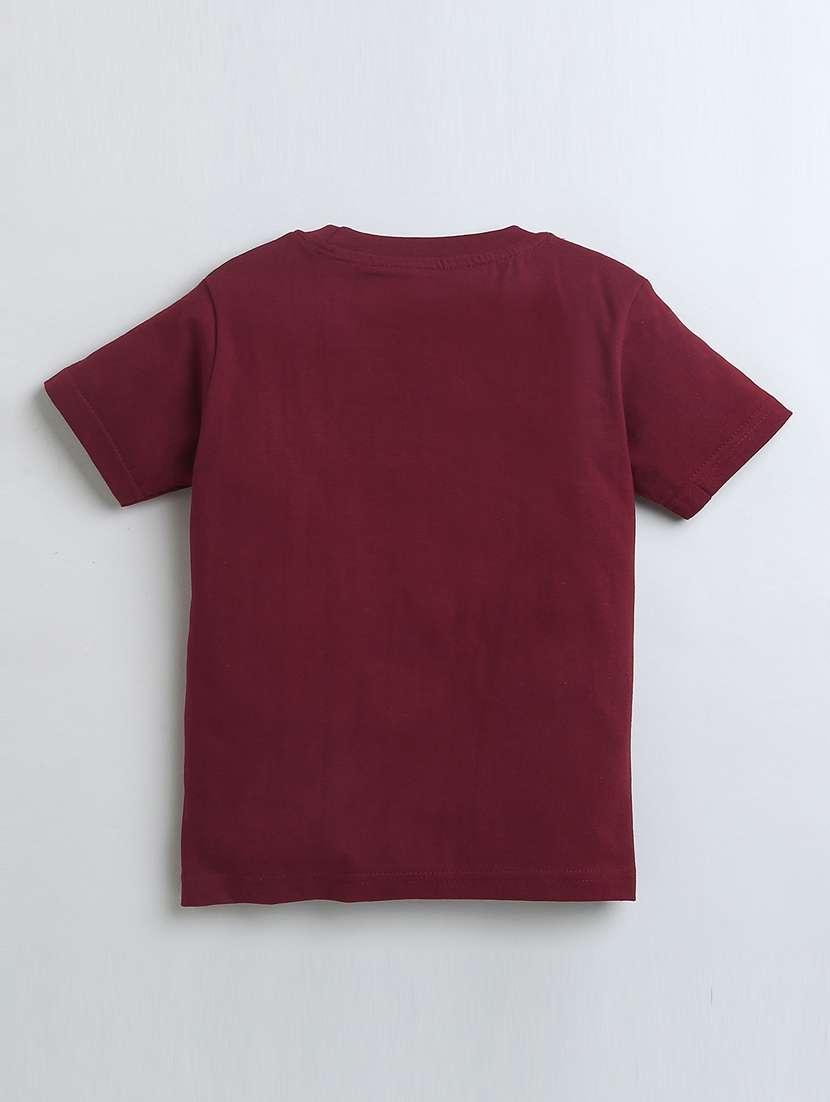 boys printed t-shirt & shorts casual wear set - 21944163 -  Standard Image - 2