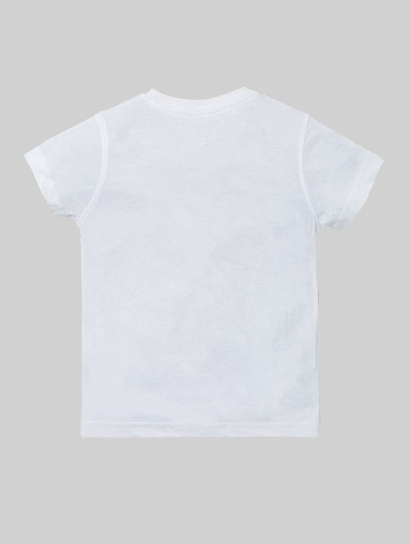 boys printed t-shirt & shorts casual wear set - 21944168 - Standard Image - 2