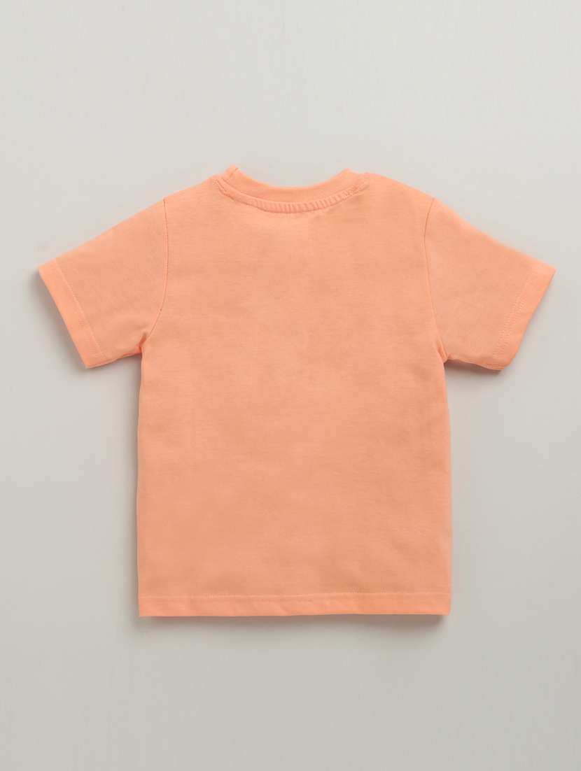 boys printed t-shirt & shorts casual wear set - 21944170 -  Standard Image - 2