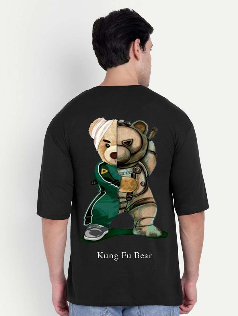 men black short sleeve oversized t-shirt