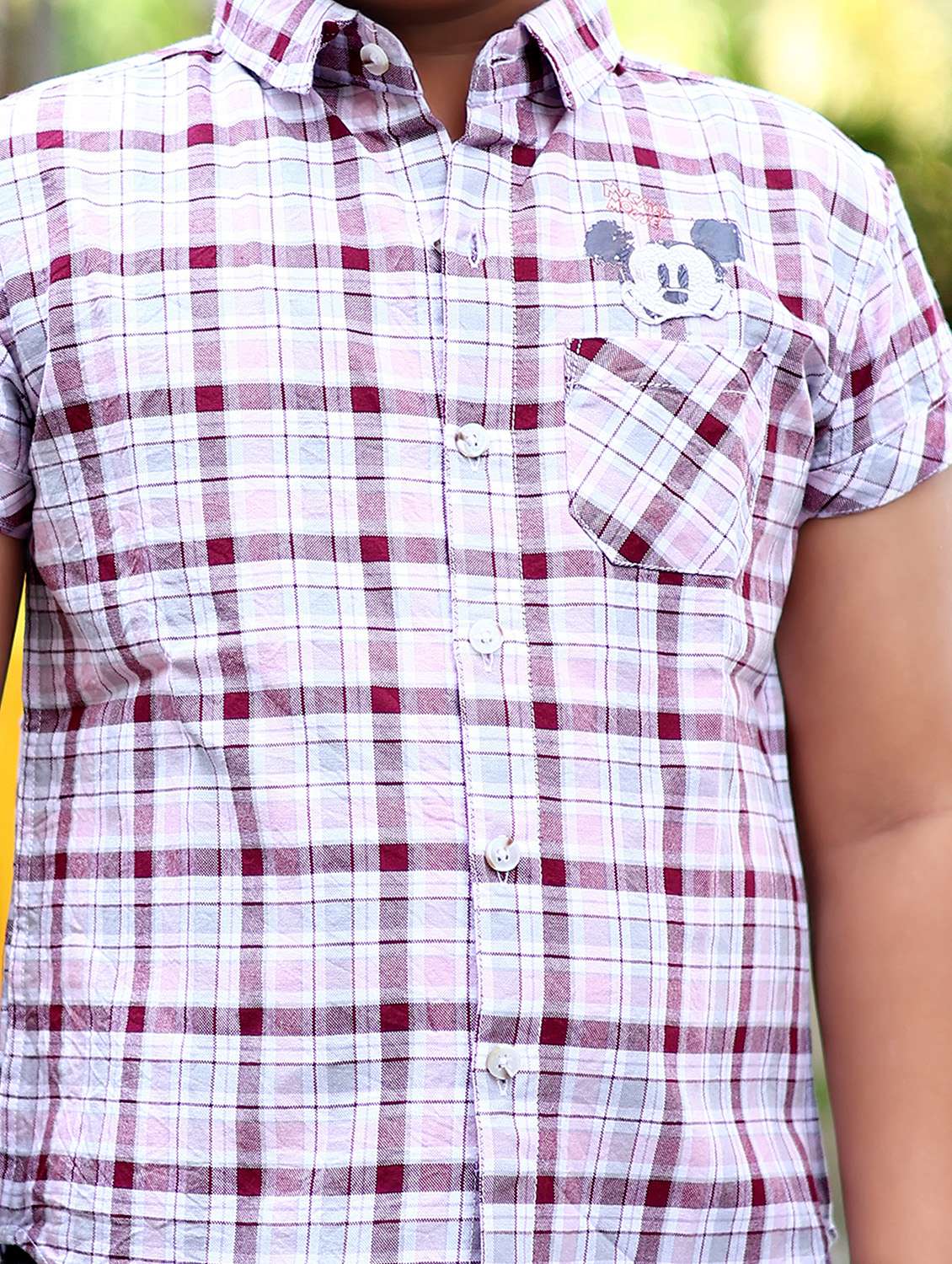 boys checkered short sleeve casual shirt - 21944720 -  Standard Image - 2