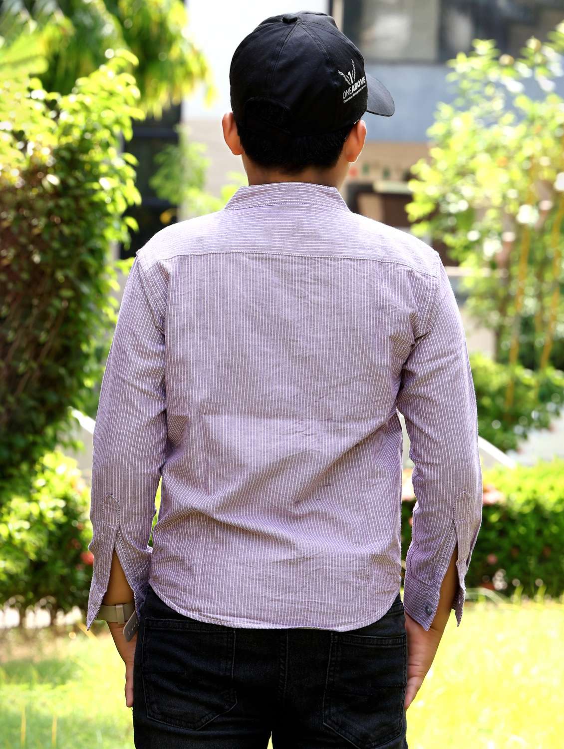 boys striped long sleeve casual shirt - 21944734 -  Standard Image - 2