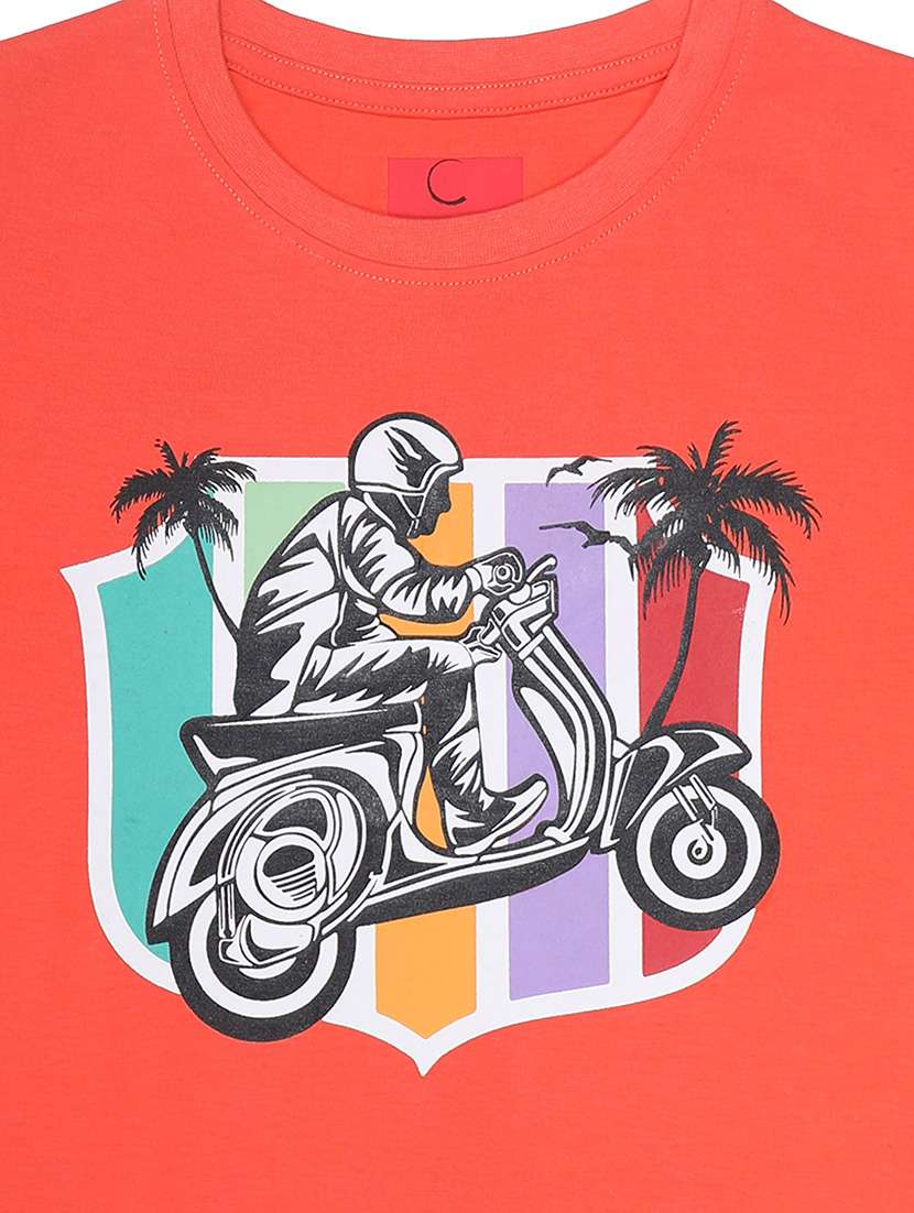 boys printed t-shirt & shorts casual wear set - 21944741 -  Standard Image - 2