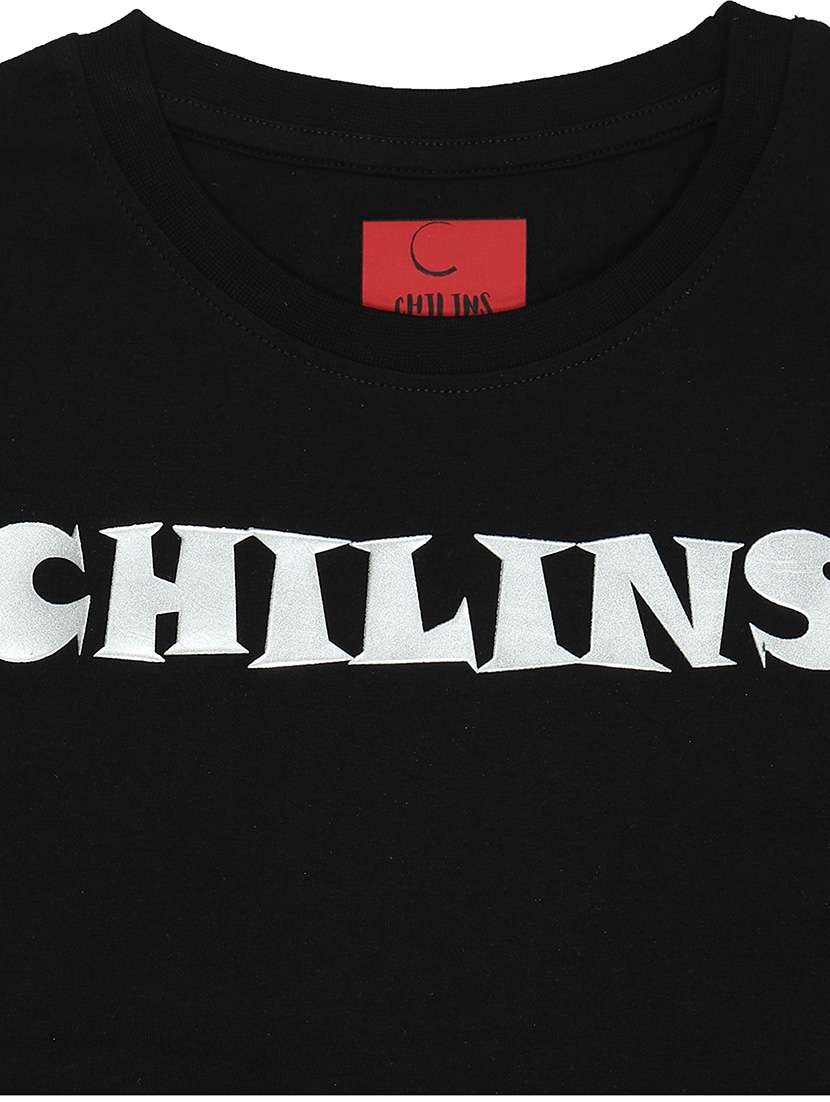 boys typographic t-shirt & shorts casual wear set - 21944742 - Standard Image - 2