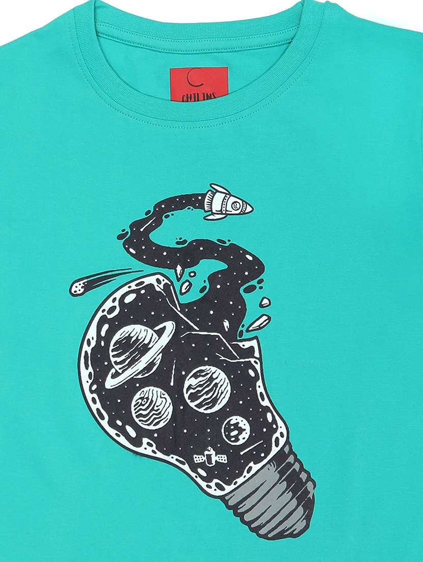 boys printed t-shirt & shorts casual wear set - 21944745 -  Standard Image - 2