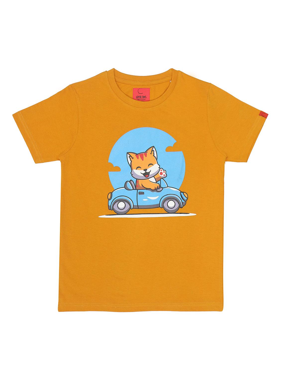 boys pack of 2 printed round neck t-shirt - 21944805 - Standard Image - 2