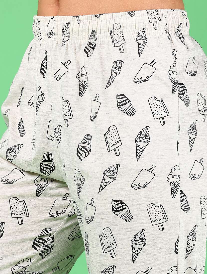 women printed mid rise pajama - 21944841 -  Standard Image - 2