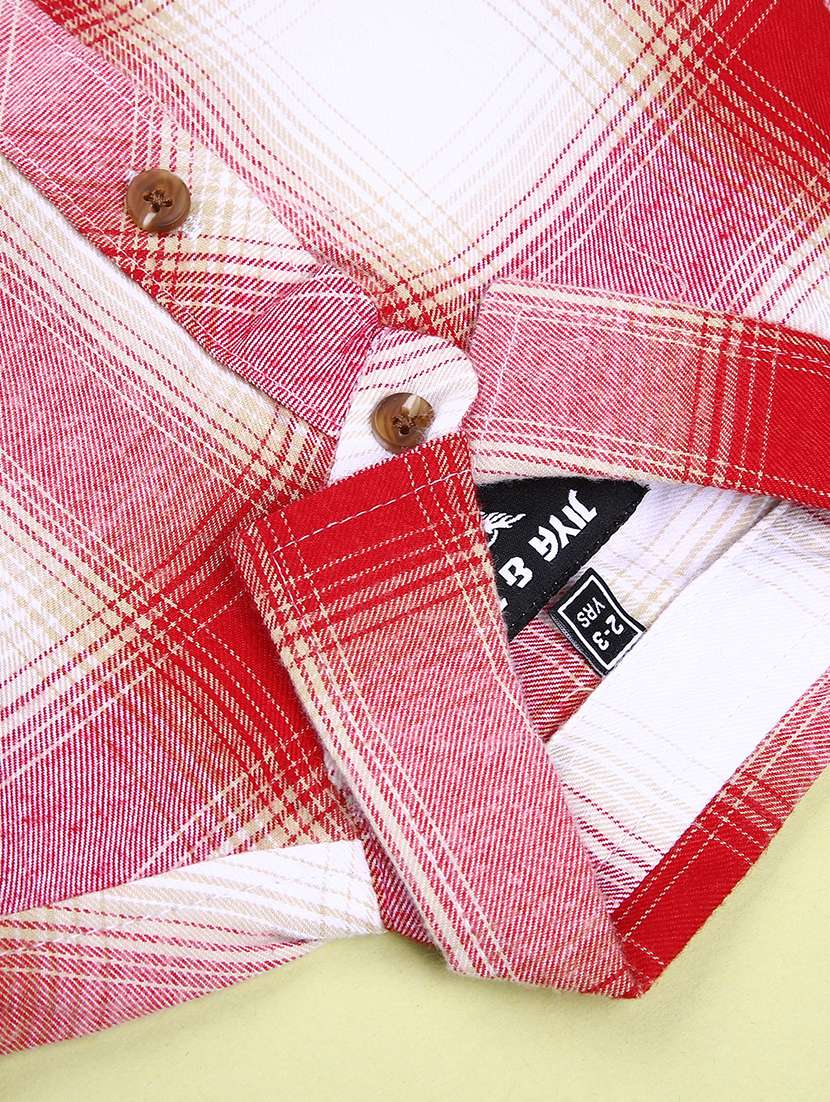 boys checkered long sleeve casual shirt - 21944952 -  Standard Image - 2