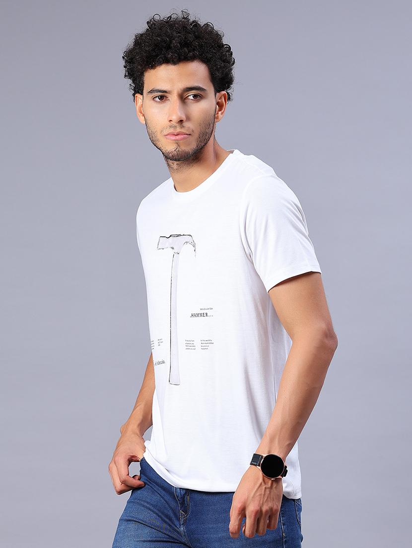 men printed short sleeve regular fit t-shirt - 21944962 - Standard Image - 2