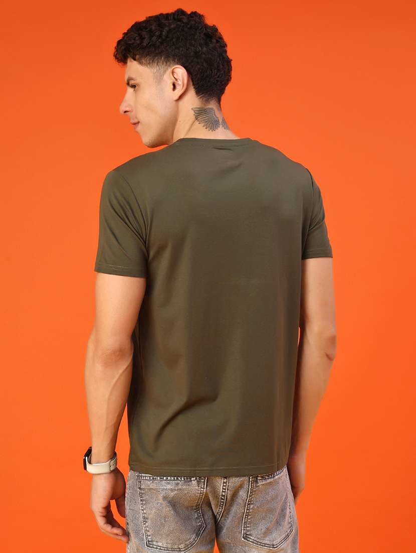 men placement print short sleeve regular fit t-shirt - 21944964 -  Standard Image - 2