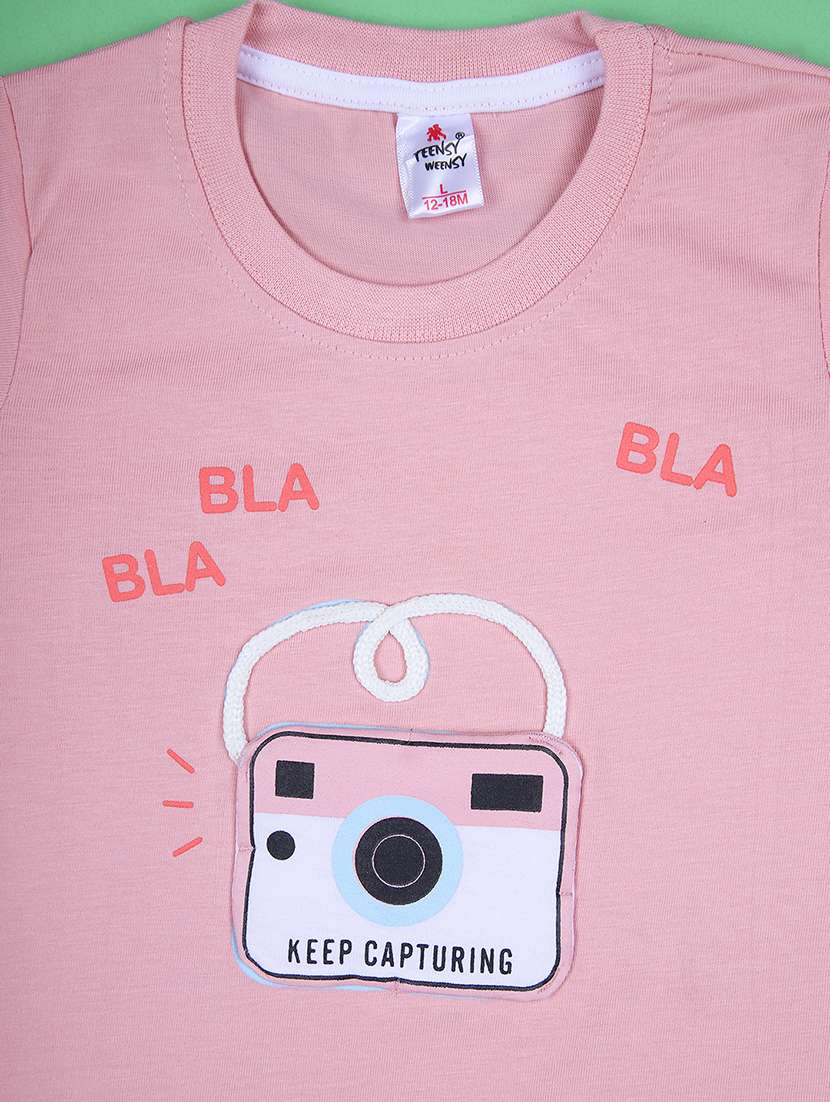 boys printed t-shirt & short twin set - 21946196 -  Standard Image - 2