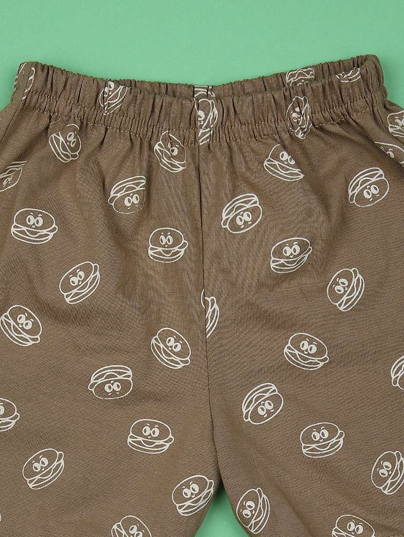 boys printed t-shirt & short twin set - 21946200 -  Standard Image - 2