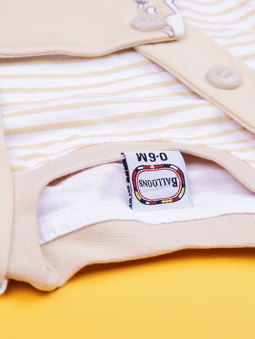 boys printed t-shirt & dungaree casual wear set - 21946257 -  Standard Image - 2