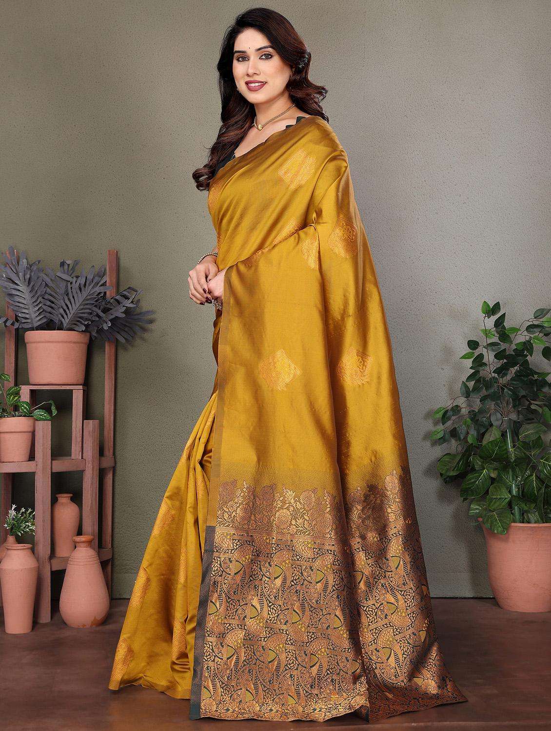 women self design banarasi saree with blouse - 21946725 -  Standard Image - 2