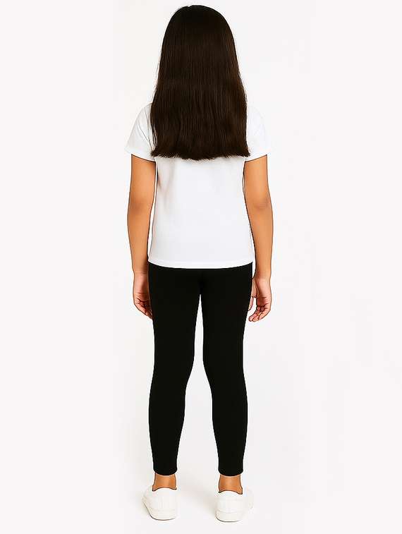 girls pack of 3 solid legging - 21946747 - Standard Image - 2