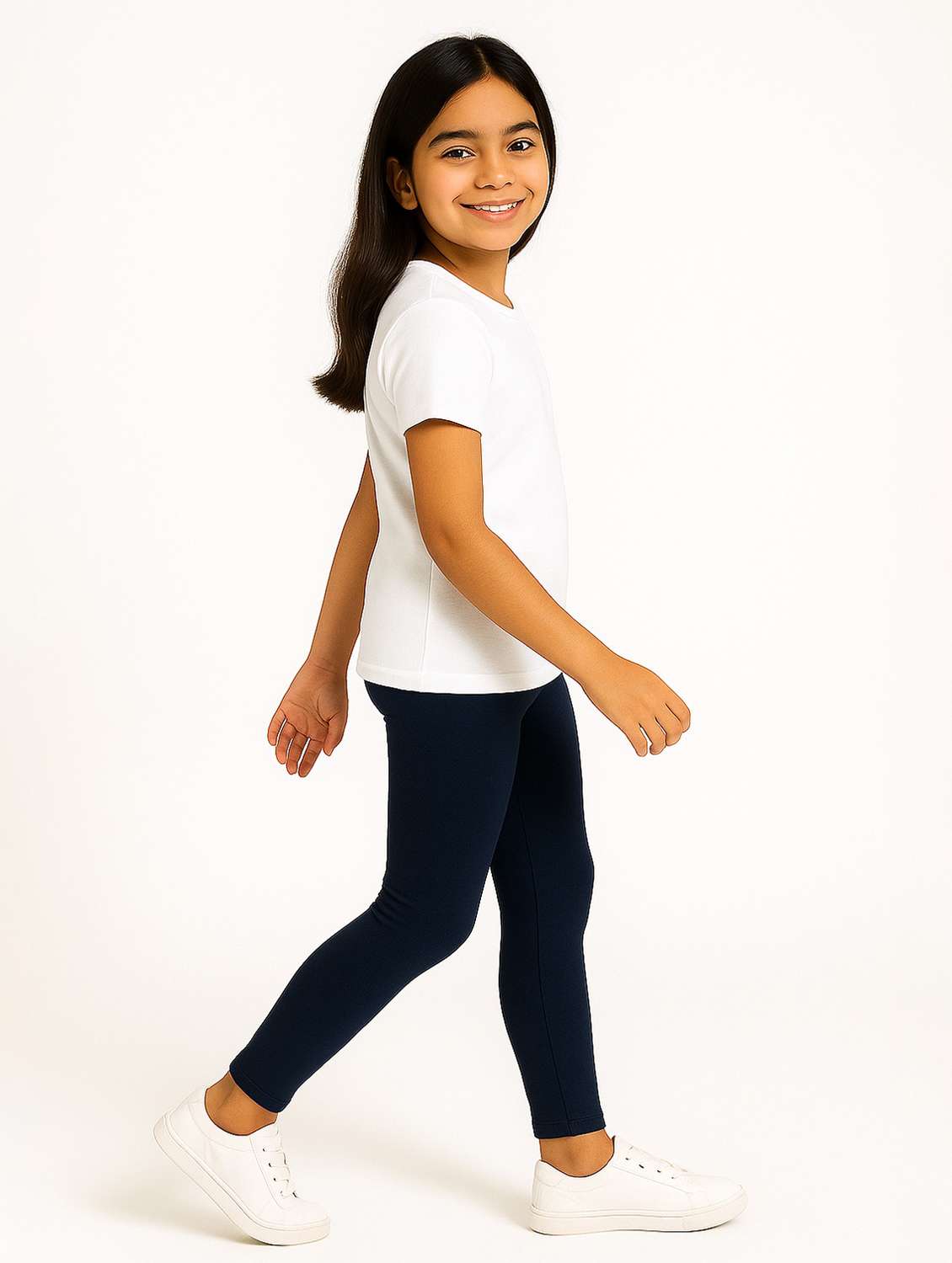 girls pack of 3 solid legging - 21946747 - Standard Image - 7