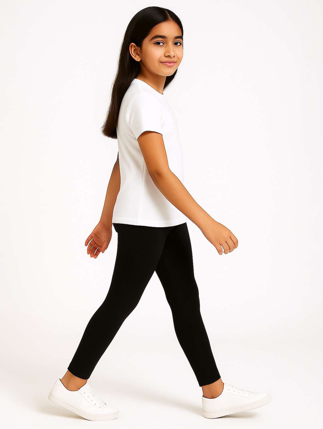 girls pack of 3 solid legging - 21946749 - Standard Image - 7