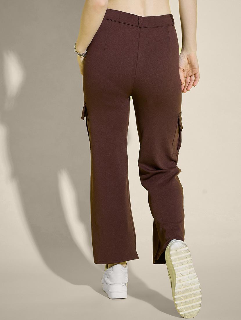 women pack of 2 solid mid rise cargo - 21946769 - Standard Image - 2