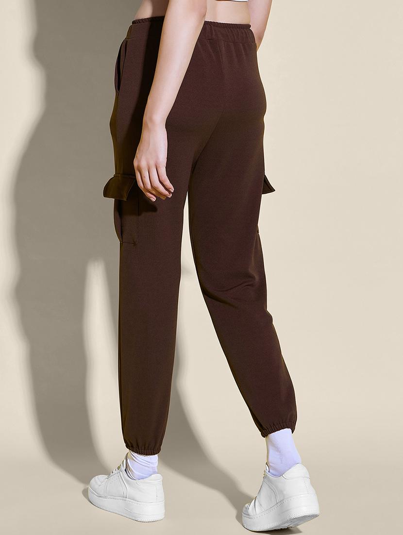 women pack of 2 solid mid rise cargo - 21946783 - Standard Image - 2