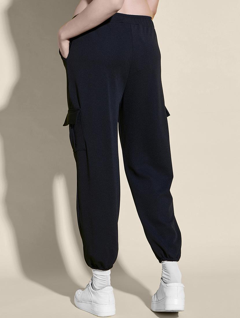 women pack of 2 solid mid rise cargo - 21946785 - Standard Image - 2