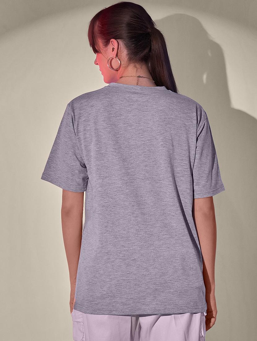 women pack of 2 solid short sleeve oversized t-shirt - 21946858 - Standard Image - 2
