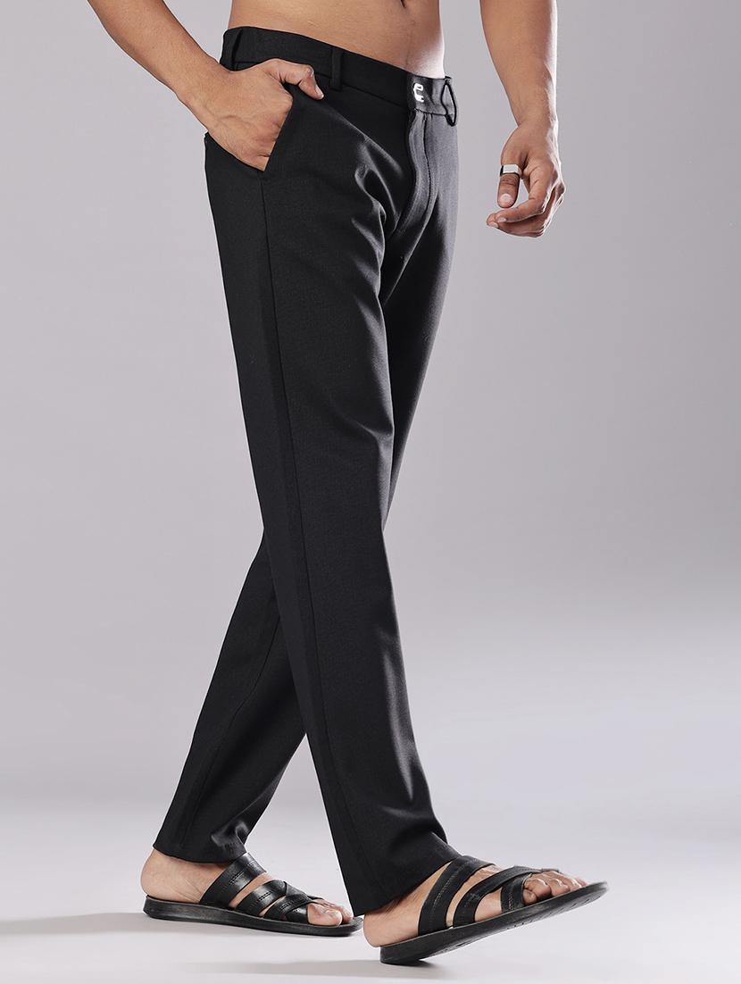 men solid mid rise staright fit chinos - 21947153 - Standard Image - 2