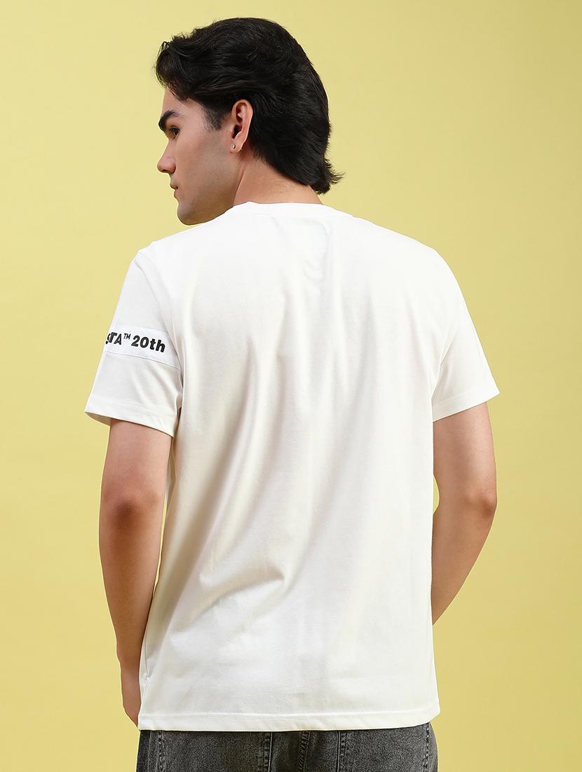 men placement print short sleeve regular fit t-shirt - 21947161 - Standard Image - 2