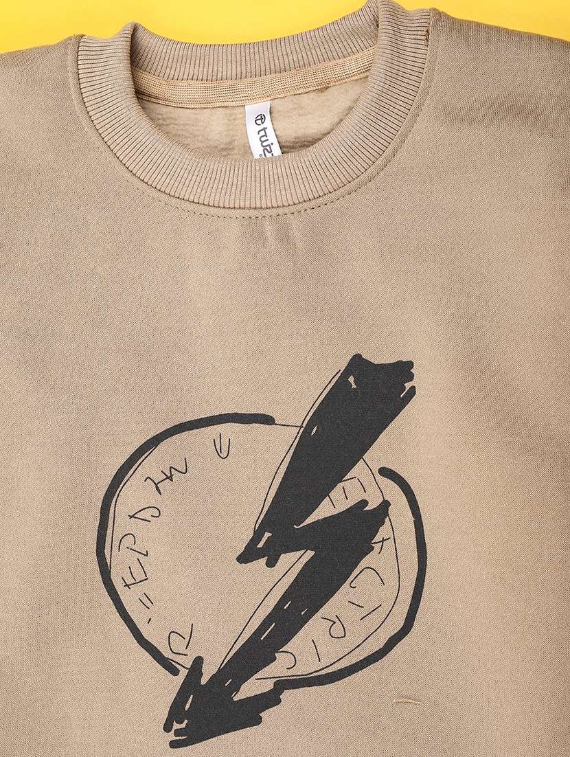 boys printed long sleeve sweatshirt - 21947188 -  Standard Image - 2