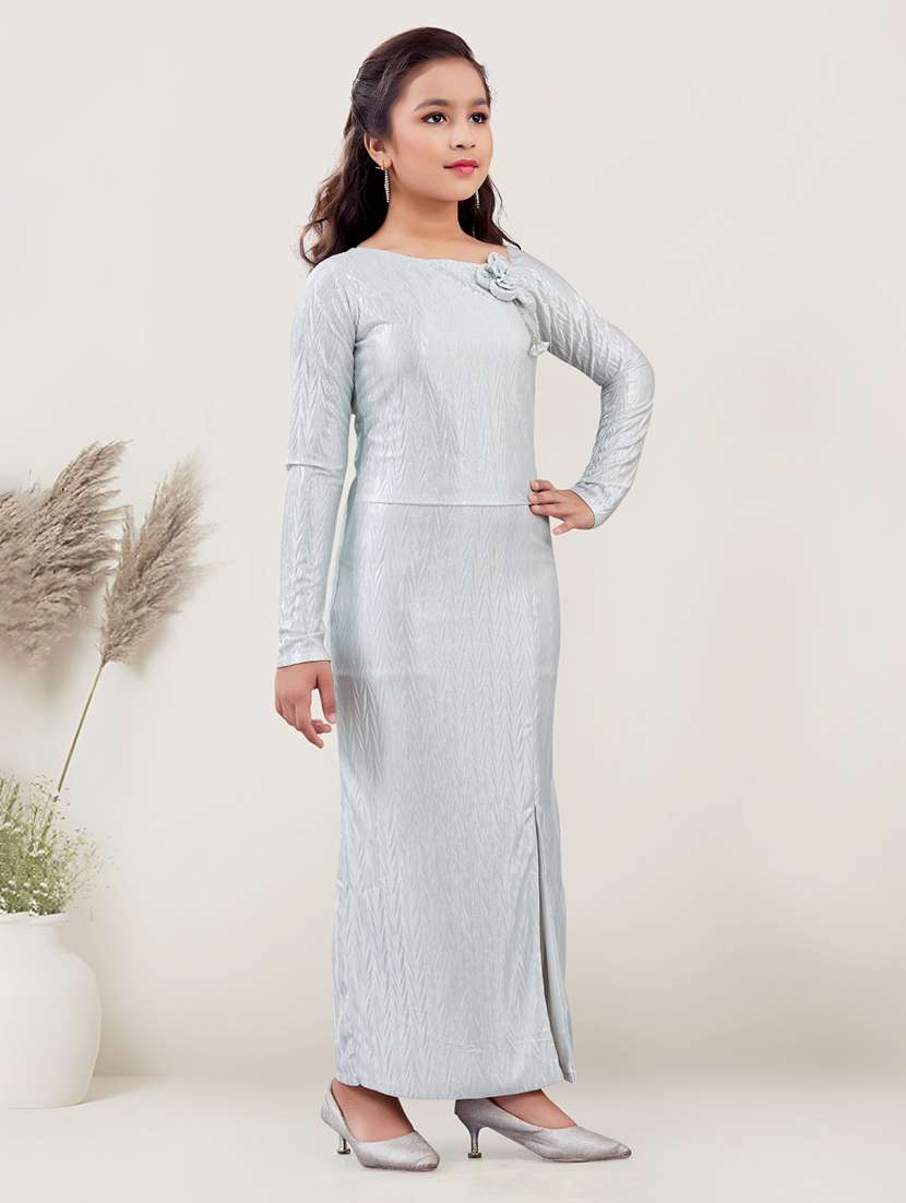 girls self designed long sleeve bodycon dress - 21947674 -  Standard Image - 2