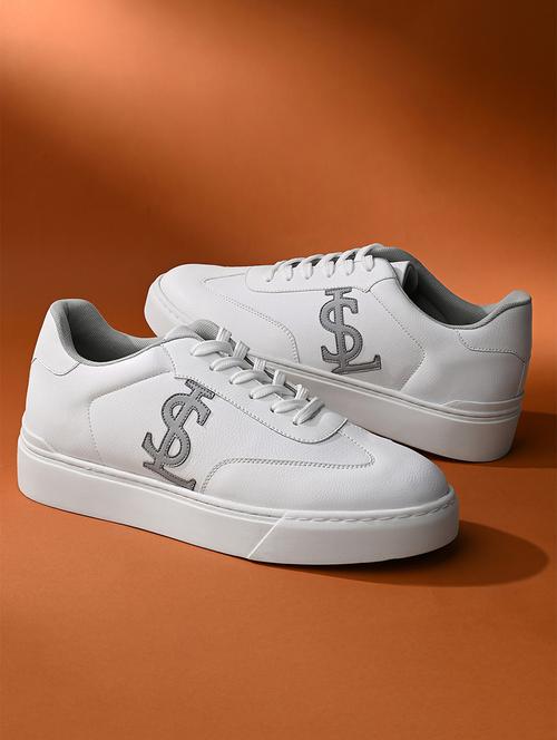 men white lace up sneaker - 21947977 - Standard Image - 0