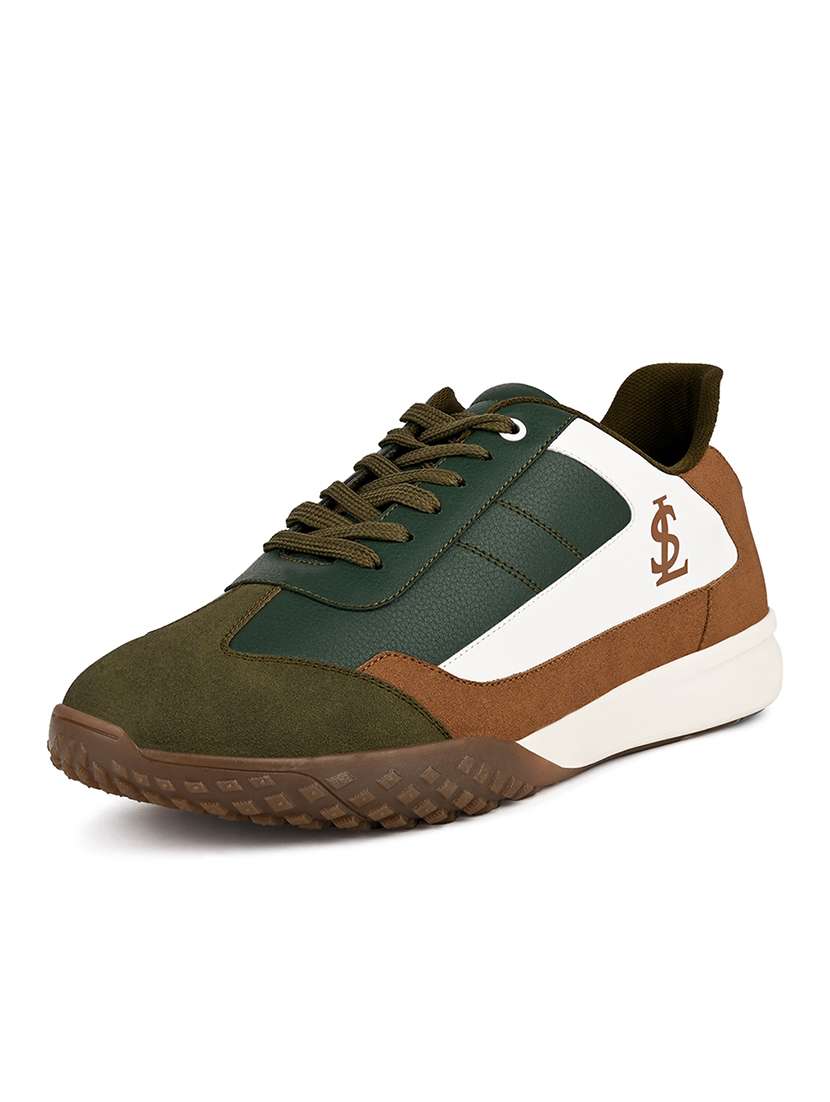 men color block lace up sneaker - 21947979 -  Standard Image - 2