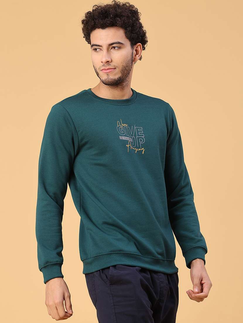 men printed long sleeve sweatshirt - 21948037 -  Standard Image - 2
