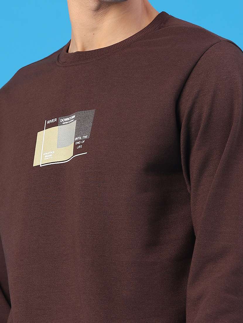 men printed long sleeve sweatshirt - 21948042 -  Standard Image - 2